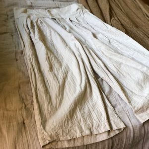 Anthropologie Wide-Leg Cropped Pants